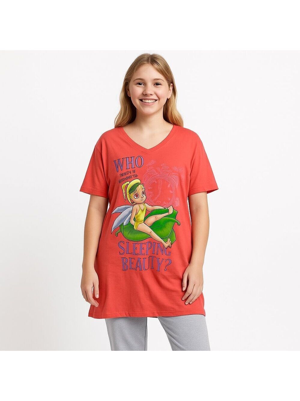Disney Sleeping Beauty Nightgown Who Were You Expecting Pink Pajama Shirt